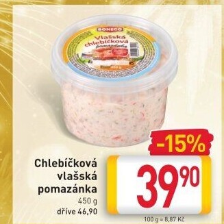 Vlašská chlebíčková pomazánka Boneco