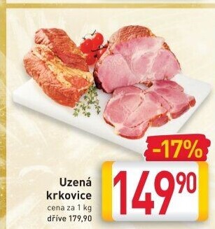 Uzená krkovice