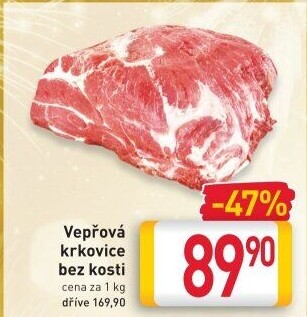 Vepřová krkovice bez kosti