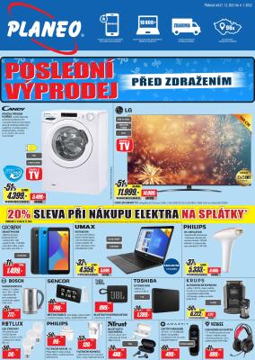 akční leták Planeo Elektro 27.12.2021-4.1.2022