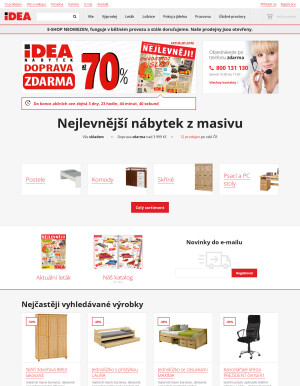 akční leták IDEA nábytek 28.12.2021-3.1.2022