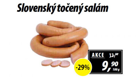 Salám slovenský točený