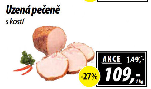 Uzená pečeně s kostí