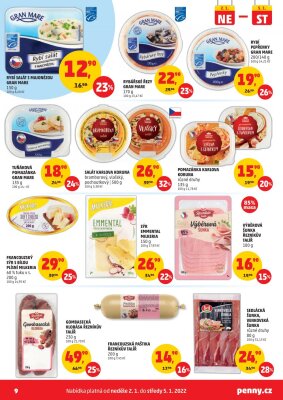 akční leták Penny Market 2.1.2021-5.1.2021