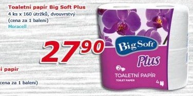 Toaletní papír 2vrstvý Big Soft