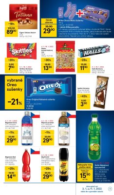 akční leták Tesco 3.1.2022-11.1.2022