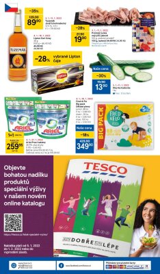 akční leták Tesco 3.1.2022-11.1.2022