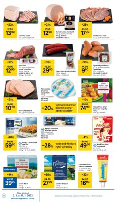 akční leták Tesco 3.1.2022-11.1.2022