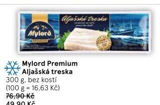Aljašská treska filé pro děti mražené Premium Mylord