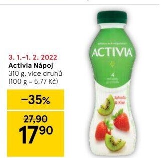 Jogurtový nápoj Activia Danone