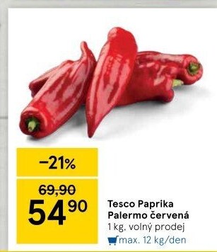 Paprika Palermo Tesco