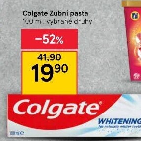 Pasty na zuby Colgate