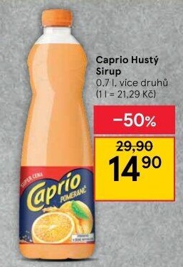Sirup hustý Caprio