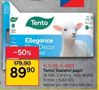 Toaletní papír 3vrstvý Tento