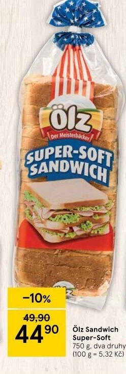 Toustový chléb Sandwich Soft Ölz