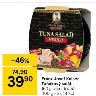 Tuňákový salát Exclusive Franz Josef Kaiser