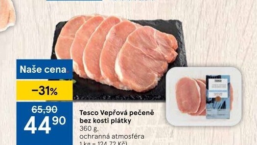 Vepřová pečeně bez kosti Tesco