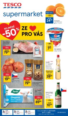 akční leták Tesco 3.1.2022-11.1.2022