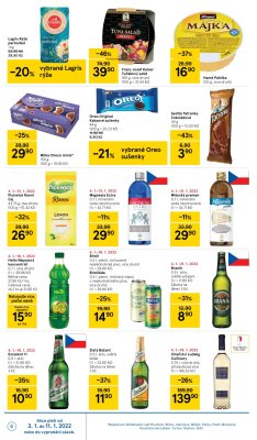 akční leták Tesco 3.1.2022-11.1.2022