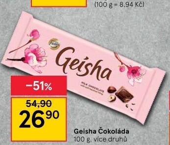 Čokoláda Geisha