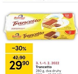 Dezert Trancetto Balconi