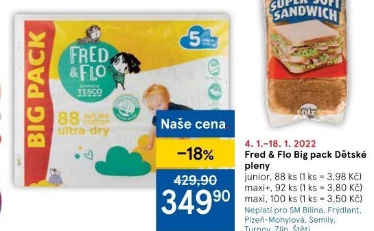 Pleny dětské Fred&amp