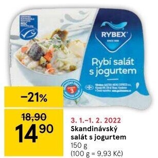 Salát rybí s jogurtem Rybex