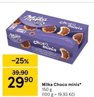 Sušenky Choco Minis Milka