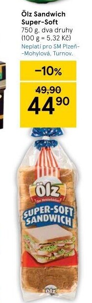 Toustový chléb Sandwich Soft Ölz