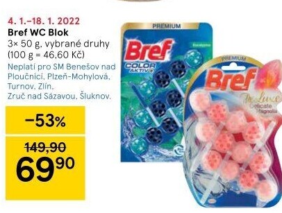 WC blok Bref