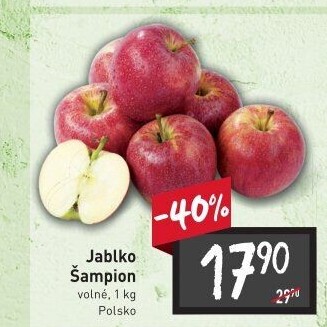 Jablka Šampion