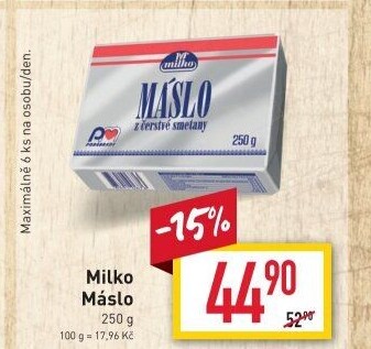 Máslo Milko