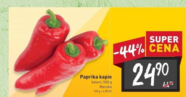 Paprika červená kapie