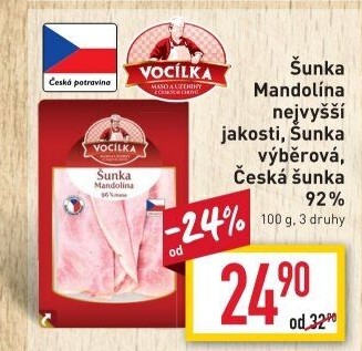 Šunka nejvyšší jakosti Mandolína Vocílka