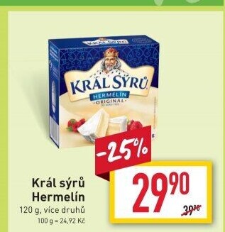 Sýr Hermelín Král sýrů
