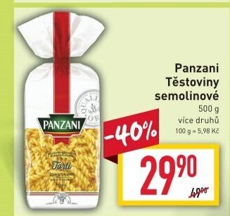 Těstoviny Panzani