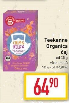 Čaje Organics Teekanne