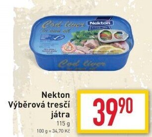 Játra tresčí Nekton