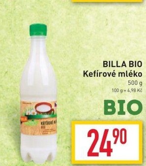 Kefírové mléko Naše Bio Billa