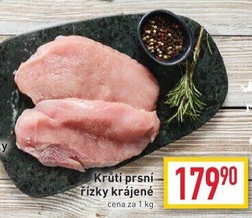 Krůtí prsní řízky