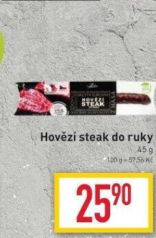 Minisalámek Hovězí steak do ruky Pejskar