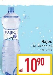 Přírodní voda Rajec