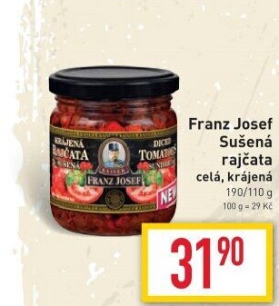 Sušená rajčata v oleji Exclusive Franz Josef Kaiser