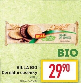 Sušenky cereální polomáčené Naše Bio Billa