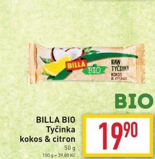 Tyčinka Raw bio Billa