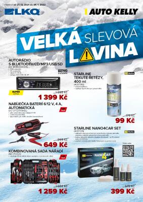 akční leták Auto Kelly 3.1.2022-24.1.2022