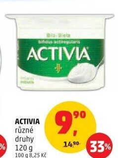 Bílý jogurt Activia Danone