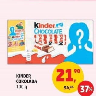 Čokoládky Kinder