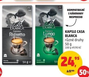 Kapsle Casablanca