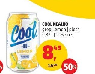 Nealkoholické pivo ochucené Staropramen Cool